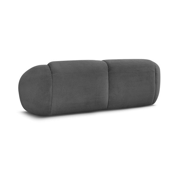 Pilkos spalvos sofa iš kordinio velveto 250 cm Tina – Bobochic Paris-image-4