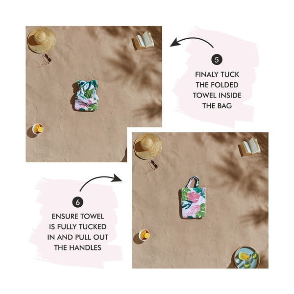 Paplūdimio rankšluostis 150x75 cm Tropical Palm - Catherine Lansfield-image-4