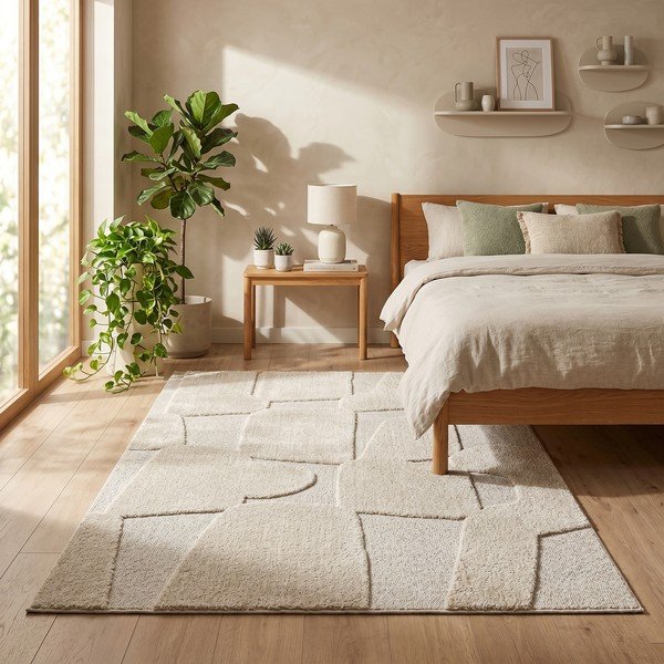 Smėlio spalvos kilimas 120x170 cm Cairo – ESTE-image-1