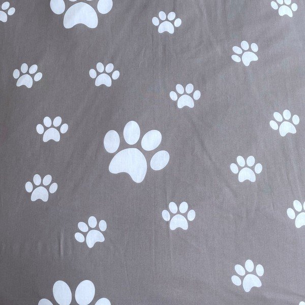 Baltos spalvos/pilkos spalvos iš medvilnės viengulė vaikiška patalynė 140x200 cm Kitten "Grey" – Jerry Fabrics-image-4