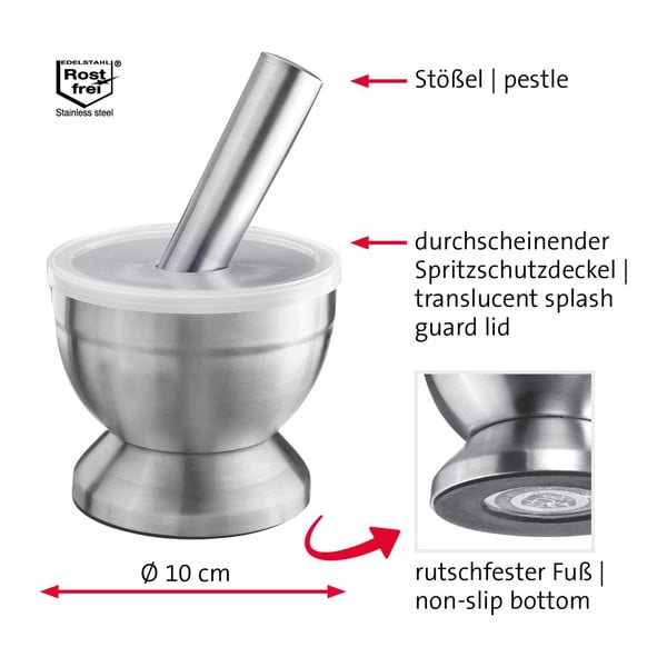 Grūstuvas iš nerūdijančio plieno Edelstahl – Westmark-image-4