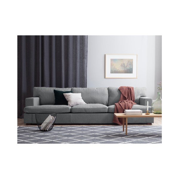 "Windsor & Co Sofos" Daphne pilka sofa, 235 cm-image-3