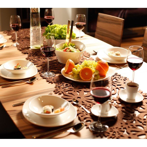 Raštuotų lėkščių ir dubenėlių rinkinys, 15 dalių-image-2