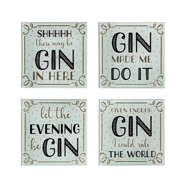 4 "Sass & Belle Gin" padėkliukų rinkinys-image-1