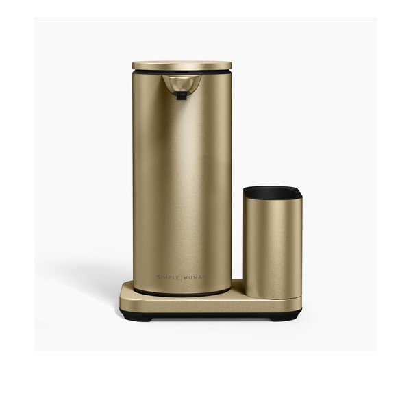 Automatinis matinės auksinės spalvos iš metalo stovas skalbimo reikmenims – simplehuman-image-3