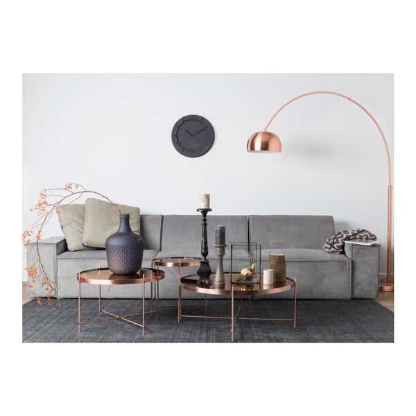 Šviesiai pilka kampinė modulinės sofos "Zuiver James" dalis-image-1