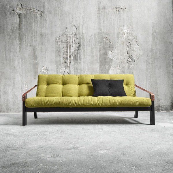 Sofa lova "Karup Poetry" Juoda/Avocado žalia/Tamsiai pilka-image-2