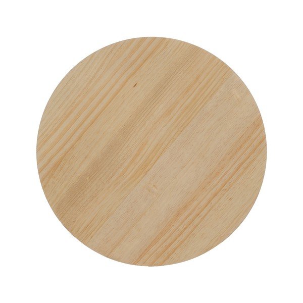 Apvalios formos kavos staliukas natūralios spalvos iš pušies ø 60 cm Stick – Ixia-image-3