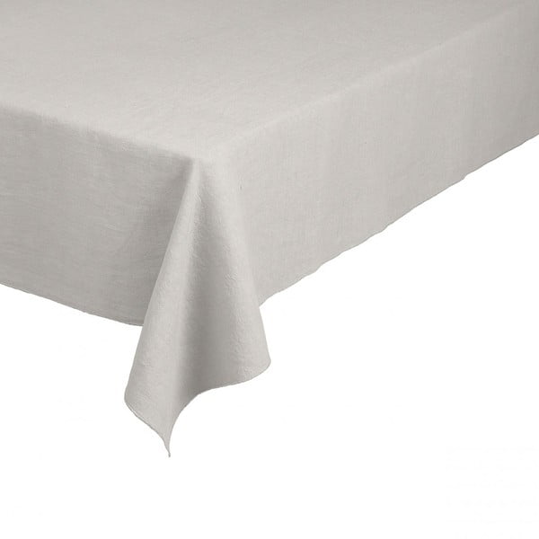 Kreminės ir baltos spalvos lininė staltiesė Blomus, 140 x 220 cm