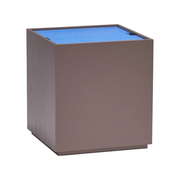 Iš uosio masyvo skrynia mėlynos spalvos/tamsiai pilkos spalvos 40x45 cm Vault – Hübsch-image-2