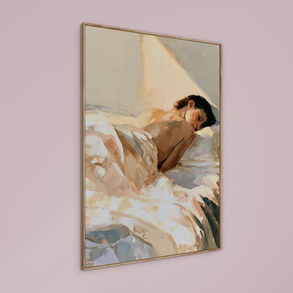 Spausdintas paveikslas su rėmeliu/tapyba ant drobės 70x100 cm Dreamy Rays – Styler-image-2