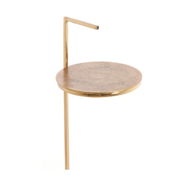 Su marmuriniu stalviršiu apvalios formos šoninis stalas ø 26 cm Leda – Light & Living-image-4