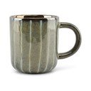 Tamsiai žalios spalvos iš molio puodelis 500 ml Muggies – Salt&Pepper