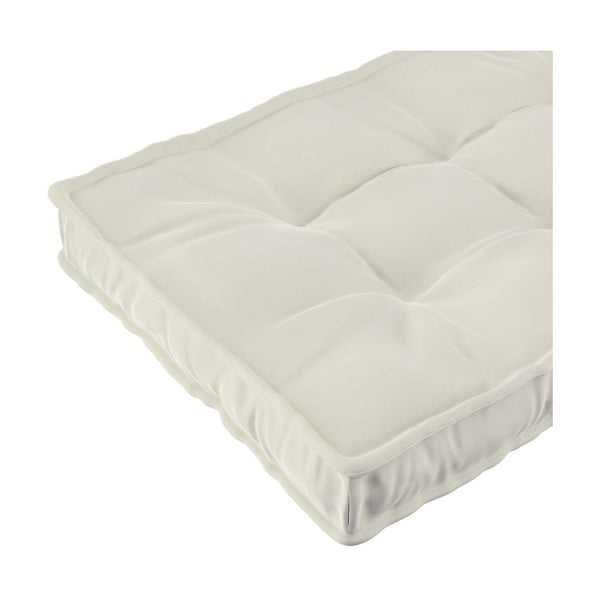 Kreminės baltos spalvos vaikiškas čiužinys 60x120 cm Posh Velvet - Yellow Tipi-image-1