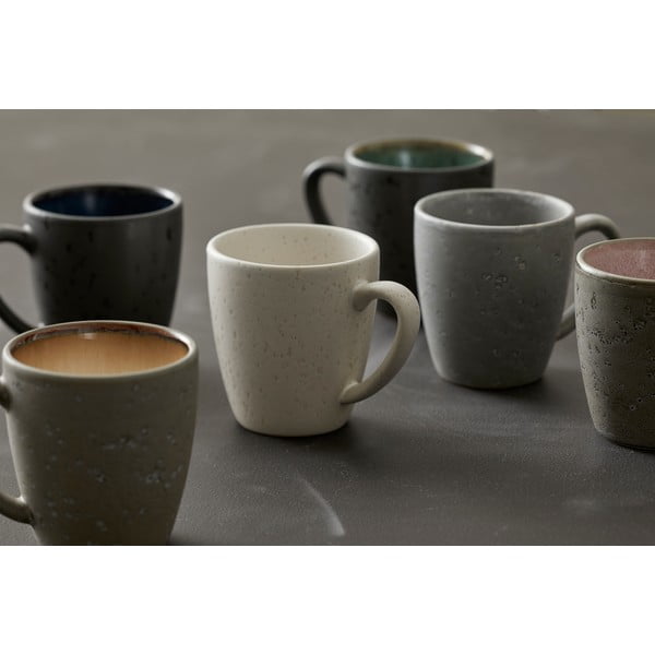 Pilkas akmens masės puodelis su rankena Bitz Basics, 190 ml-image-1