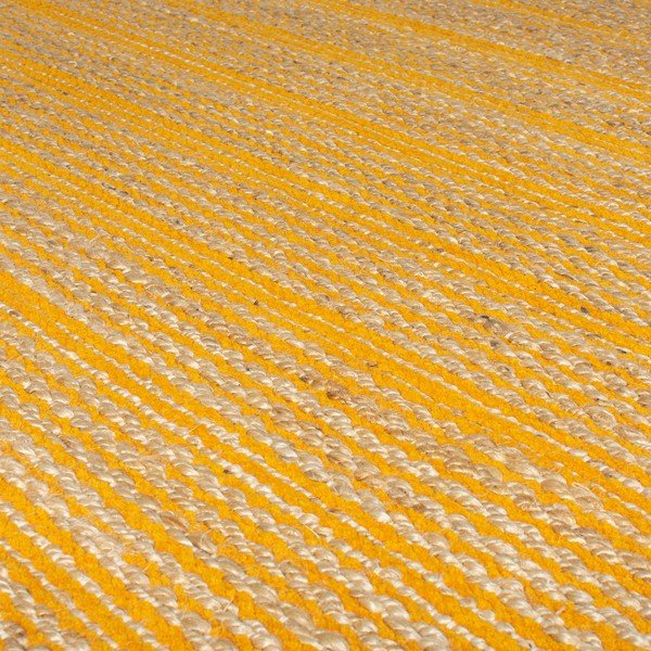 Geltonas džiuto kilimas Flair Rugs Equinox, 160 x 230 cm-image-2