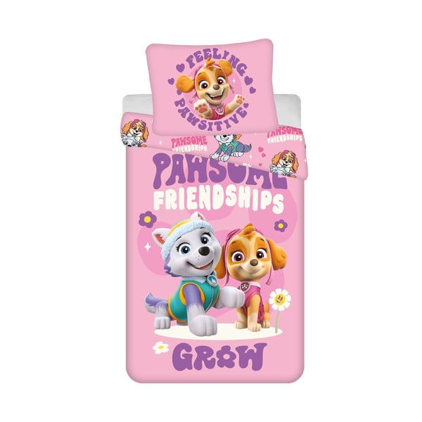 Viengulė vaikiška patalynė iš mikropluošto 140x200 cm Paw Patrol – Jerry Fabrics