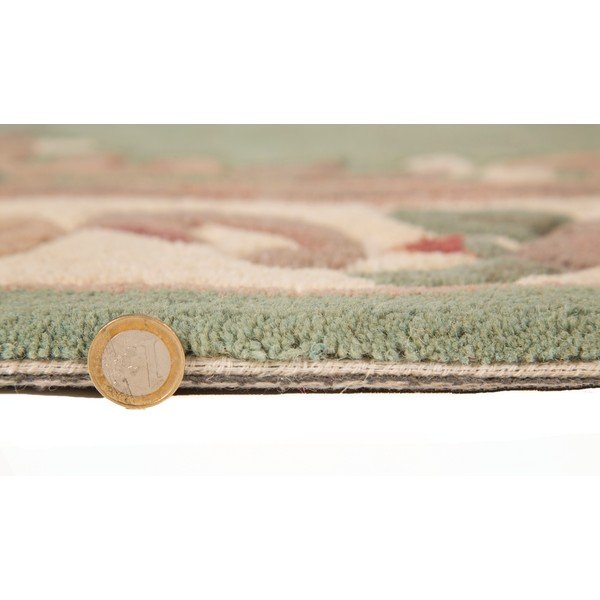 Žalias vilnonis kilimas Flair Rugs Aubusson, 67 x 127 cm-image-4