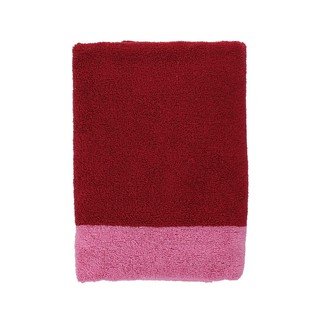 Rožinės spalvos iš frote audinio iš medvilnės vonios rankšluosčiai 2 vnt. 50x100 cm Pixie – ONA