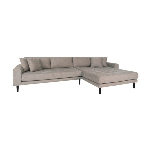 Pilka kampinė sofa (dešinysis kampas) Lido - House Nordic-image-1