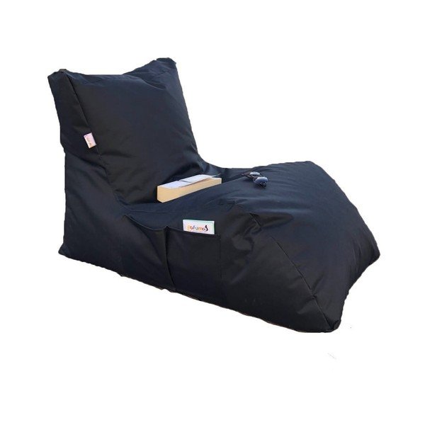 Sodo sėdmaišis juodos spalvos Daybed – Floriane Garden