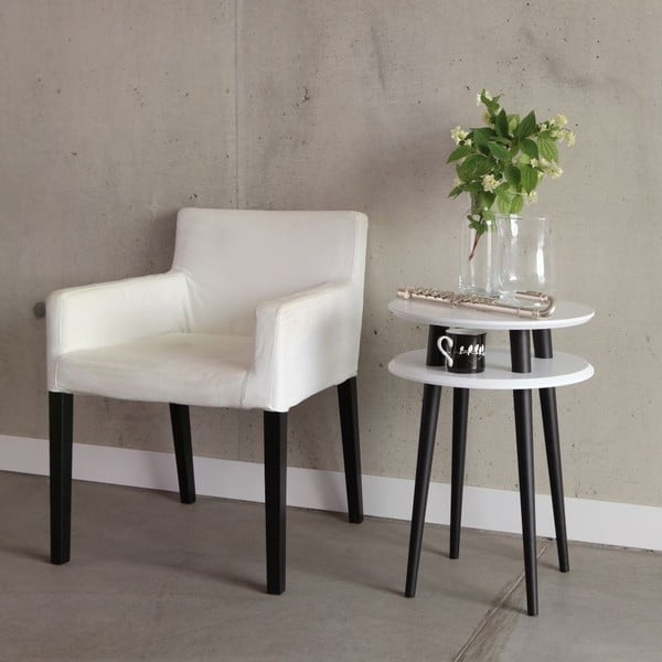 Grafito pilkos spalvos kavos staliukas "Ragaba UFO", Ø 45 cm-image-1