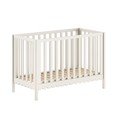 Smėlio spalvos iš pušies masyvo vaikiška lovelė reguliuojamas aukštis 60x120 cm Swingo – Vipack