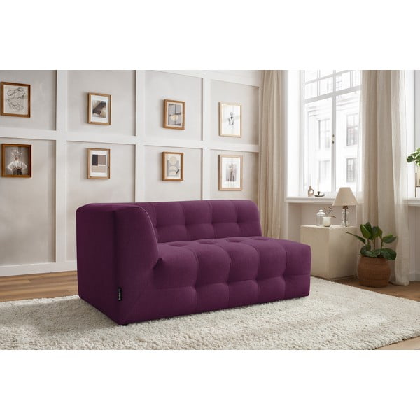 Tamsiai violetinės spalvos sofos modulis (kairiajame kampe) Kleber - Bobochic Paris-image-1
