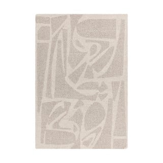 Rankų darbo iš vilnos kilimas kreminės spalvos 160x230 cm Loxley – Asiatic Carpets