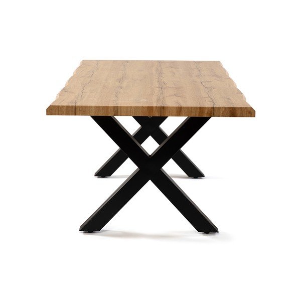 Valgomojo stalas iš ąžuolo 90x160 cm Kora – Bonami Essentials-image-3