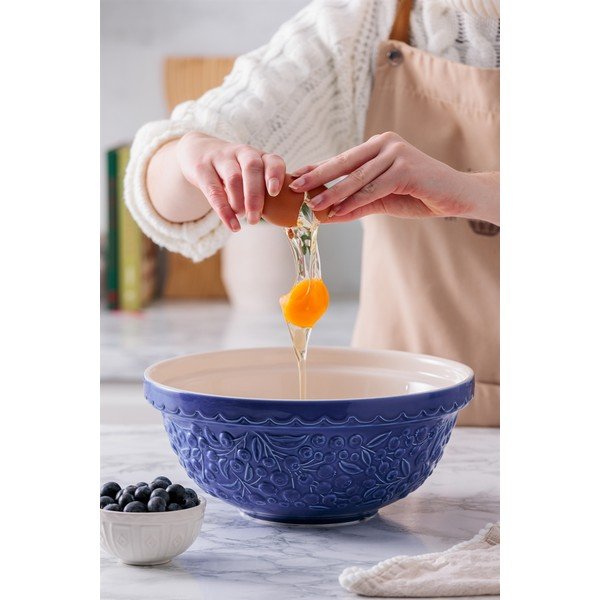Mėlynos spalvos iš akmens masės dubuo ø 26 cm Fruits Blueberry – Mason Cash-image-3