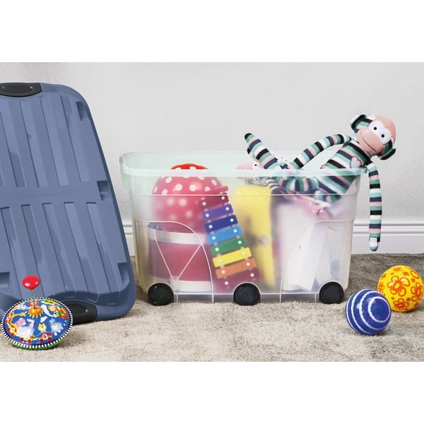 Plastikinė daiktadėžė su dangčiu Roller - Rotho-image-2