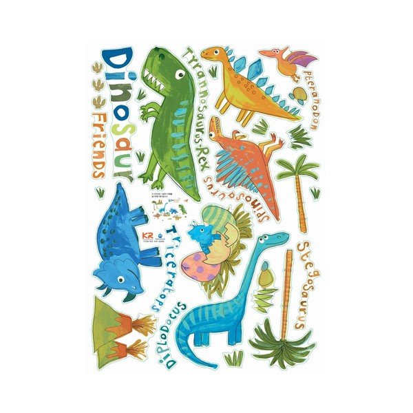 Sienų lipdukas Ambiance Colourful Dino-image-1