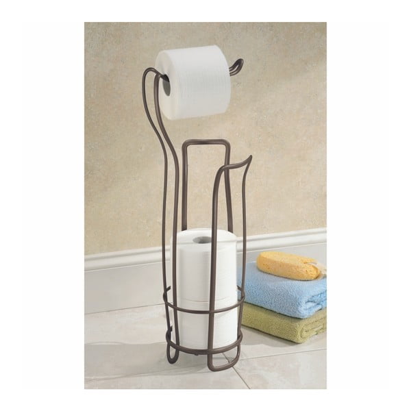 Tualetinio popieriaus laikiklis iš plieno bronzinės spalvos Axis – iDesign-image-1