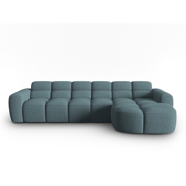 Kampinė sofa mėlynos spalvos Lisa – Micadoni Home