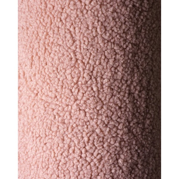 Rožinės spalvos iš boucle vaikiška sofos pagalvėlė Teddy Pouch – Wigiwama-image-3