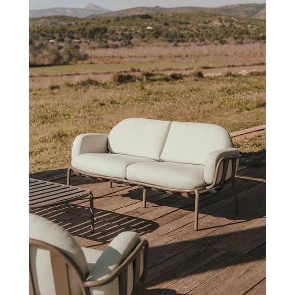 Šviesiai pilka sodo sofa Joncols - Kave Home-image-1