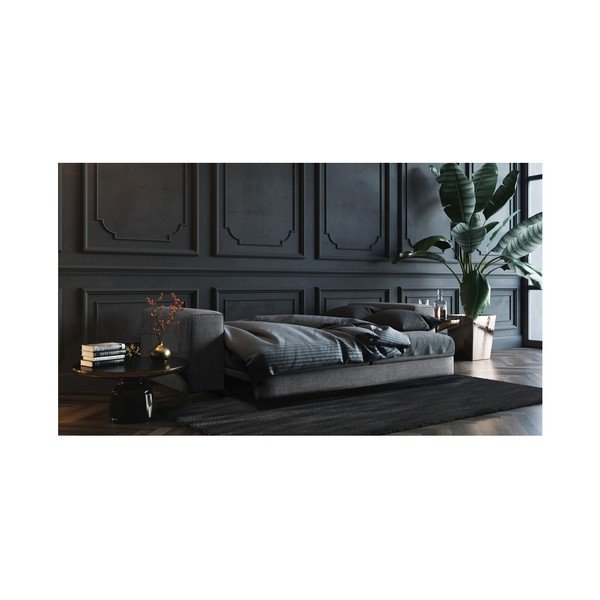 Tamsiai pilka sofa-lova Devichy Rothe, 256 cm-image-4