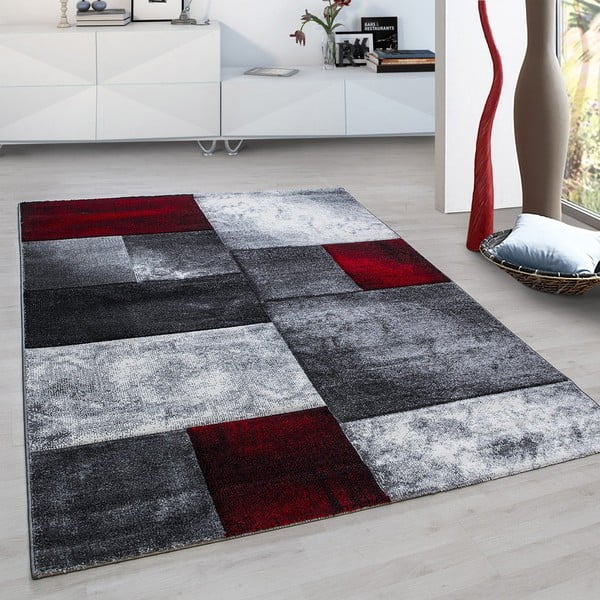 Kilimas bordo spalvos/pilkos spalvos 80x150 cm Hawaii – Ayyildiz Carpets-image-1