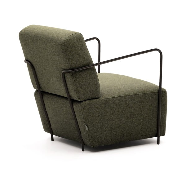 Žalios spalvos krėslas Gamer – Kave Home-image-4