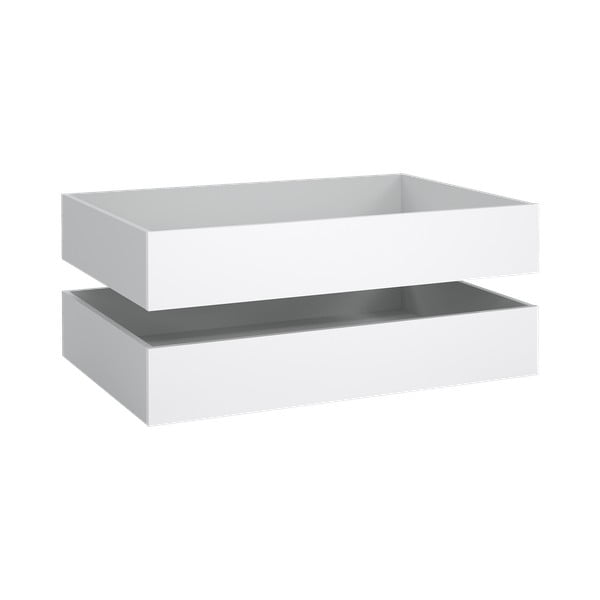 Lovos daiktadėžės baltos spalvos 2 vnt. Naia – Tvilum