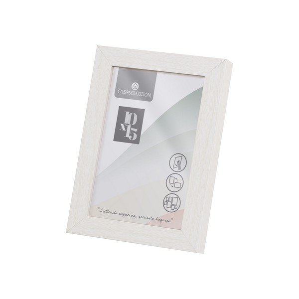 Baltos spalvos pastatomas/pakabinamas rėmas 12,5x17,5 cm Sencillo – Casa Selección