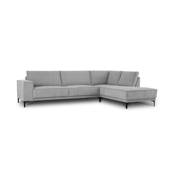 Pilkos spalvos kampinė sofa (su dešiniuoju kampu/„L“ formos) Copenhagen – Scandic-image-2