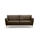 Rudos spalvos sofa Scandic Paris, 206 cm