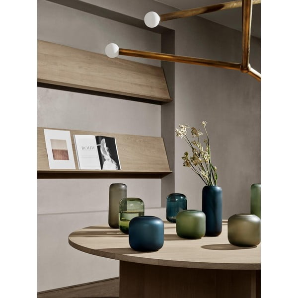 Žalio stiklo vaza "Blomus Bright", aukštis 21,5 cm-image-1