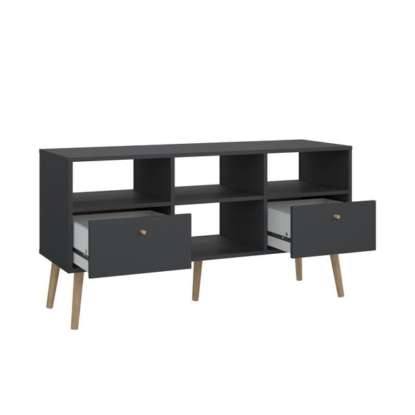 TV spintelė antracito spalvos 117x61 cm Bodo – Tvilum-image-3