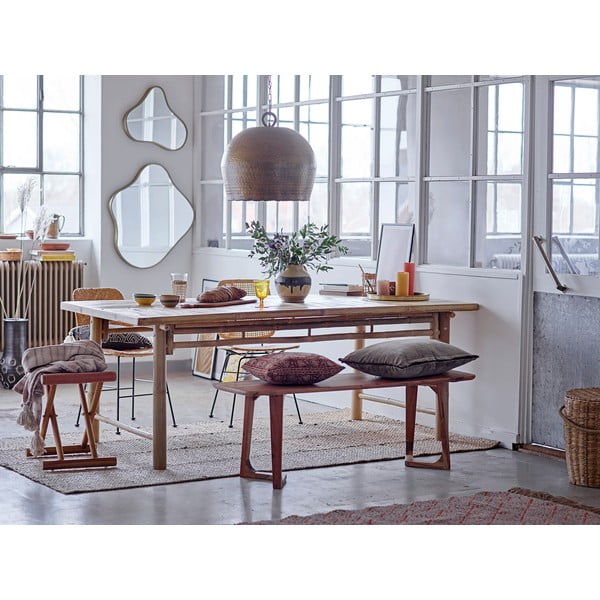 Sieninis veidrodis aukso spalvos rėmelyje Bloomingville Abigail, 52 x 41 cm-image-1