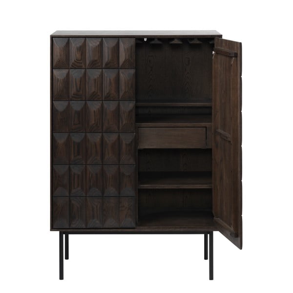 Spintelė tamsiai rudos spalvos 90x130 cm Latina – Unique Furniture-image-2