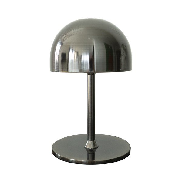 Tamsiai pilkos spalvos stalinis šviestuvas LED su nuotolinio valdymo funkcija (aukštis 22 cm) su metaliniu gaubtu Tim – Sirius