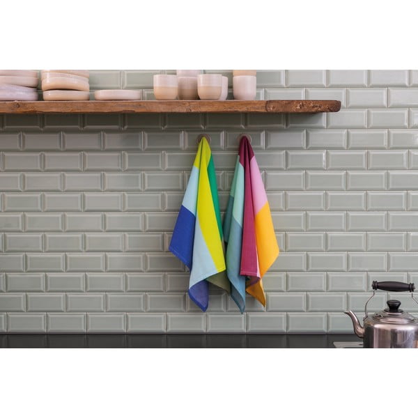 2 medvilninių virtuvinių rankšluosčių rinkinys Remember No. 22, 50 x 70 cm-image-3